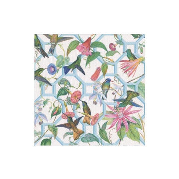 Hummingbird Trellis Paper Cocktail Napkins