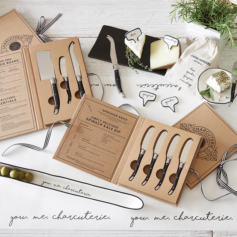 Cardboard Book Set - Charcuterie Essentials