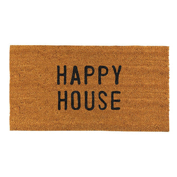 Door Mat- Happy House