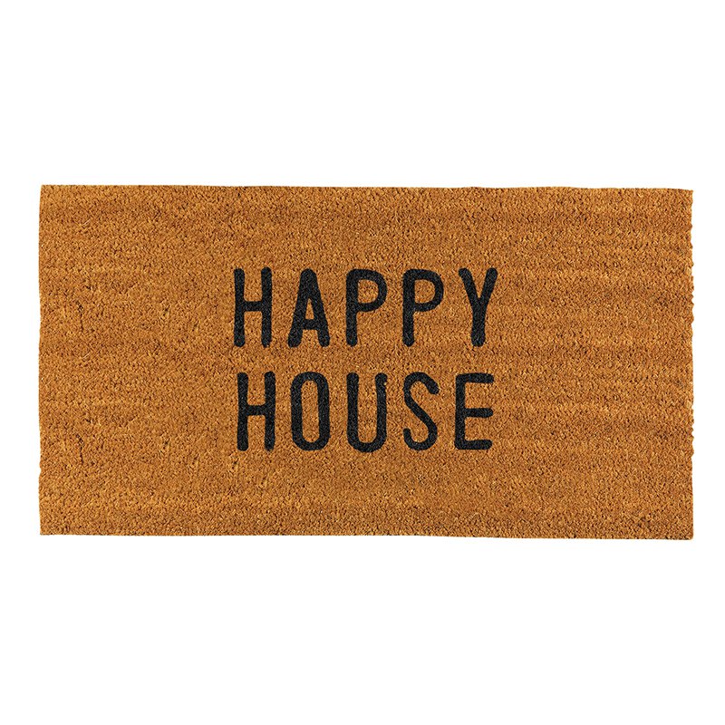 Door Mat- Happy House