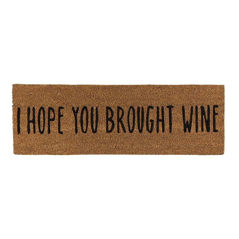 Door Mat- Brought Wine