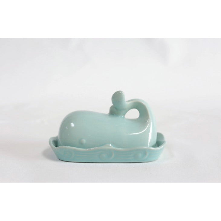Stoneware Whale Butter Dish