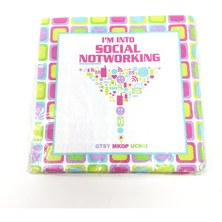 Cocktail Napkin - Social Notworking