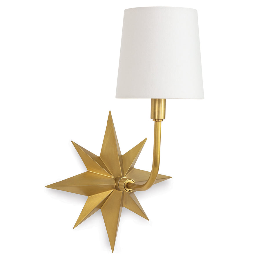 Etoile Sconce - Natural Brass