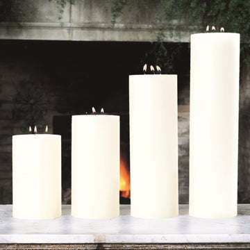 3 Wick Pillar Candle-Unscented-5