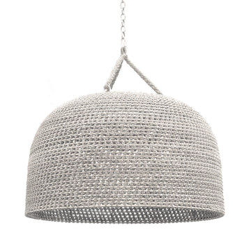 Green Oaks Oversized Pendant White Sand