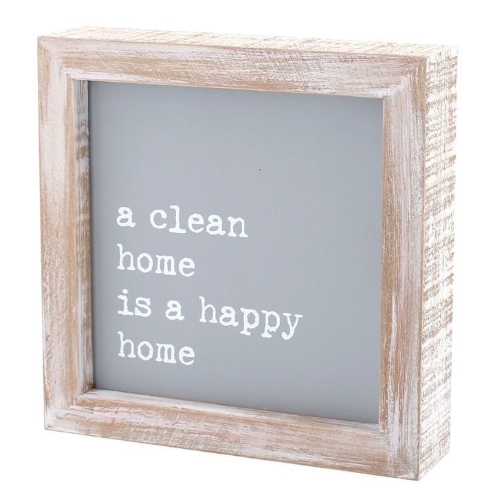 Happy Home Framed Sign
