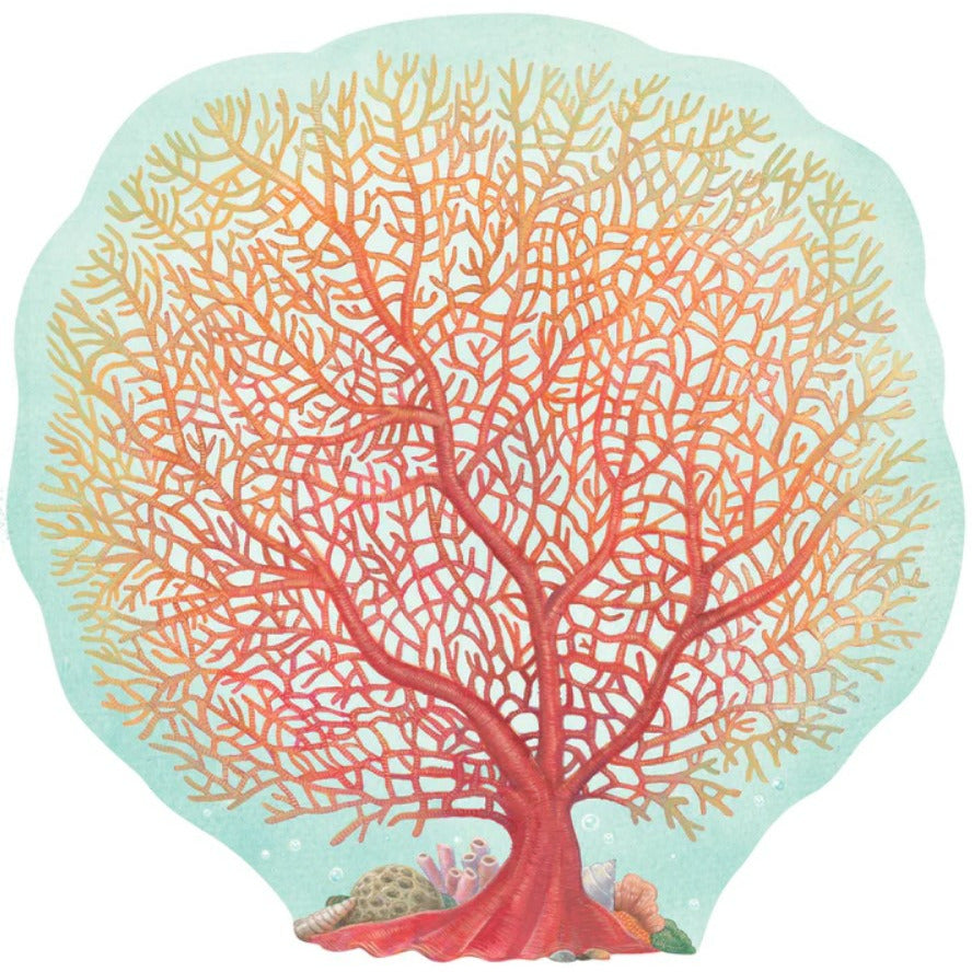 Die-Cut Coral Placemat