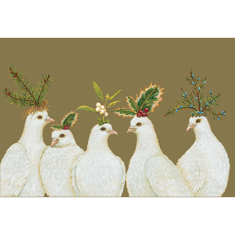 Placemats Pad - Peaceful Doves