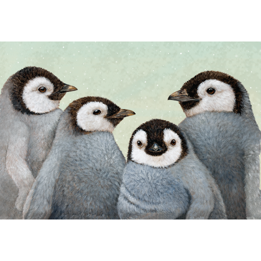 Placemats Pad - Winter Penguins