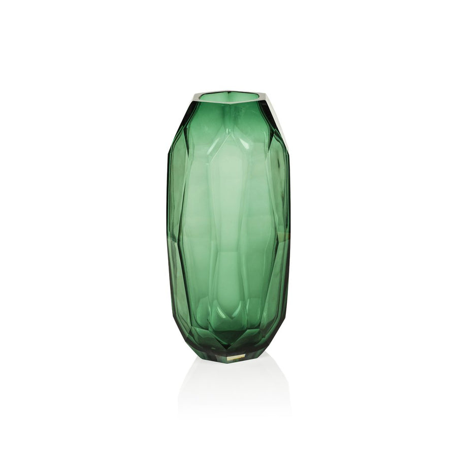 Imperial Jade Glass Vase