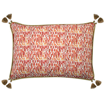 Cinder Coral Lumbar Pillow