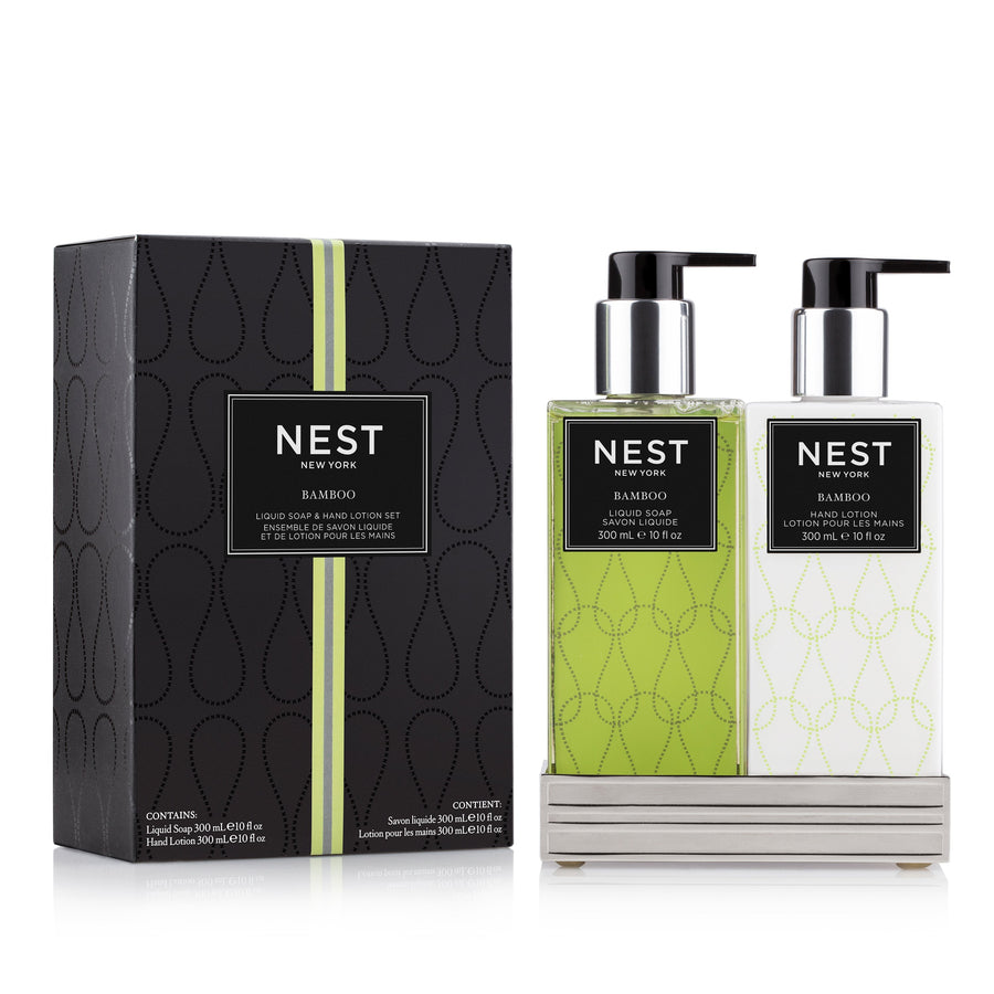 NEST Liquid Soap & Hand Lotion Set - Bamboo