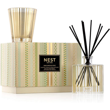 NEST Classic Candle & Reed Diffuser Set - Birchwood Pine