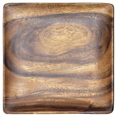 Acacia Wood Square Plate/Tray/Charger 12