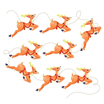 Party Bunting Eight Tiny Reindeer
