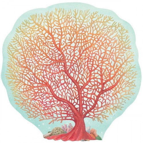 Die-Cut Coral Placemat