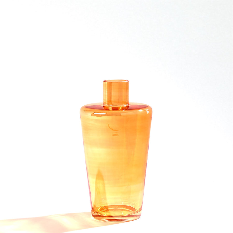 Shoulder Vase-Luster Orange