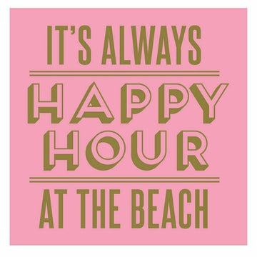 Beverage Napkins - Happy Hour
