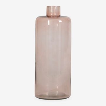Slender Glass Vase - Amber