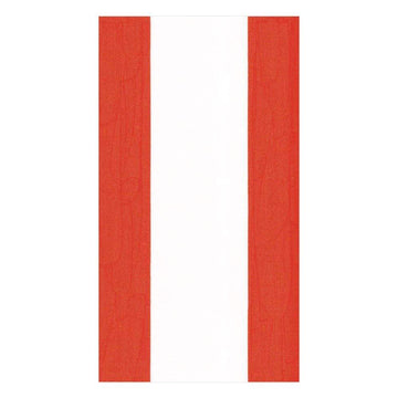 Bandol Stripe Paper Guest Towel Napkins in Red