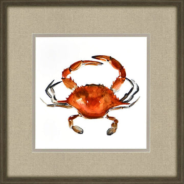 Watercolor Crab