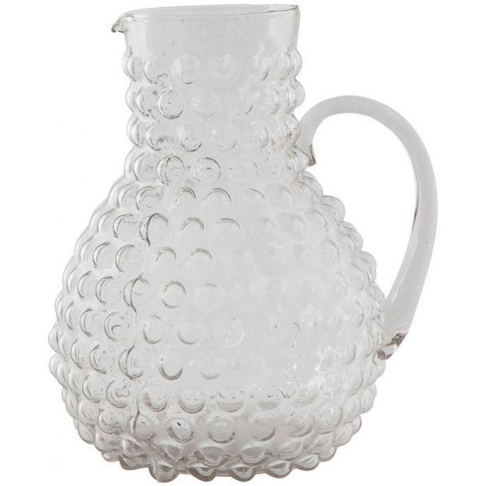 Glass Hobnail Pitcher