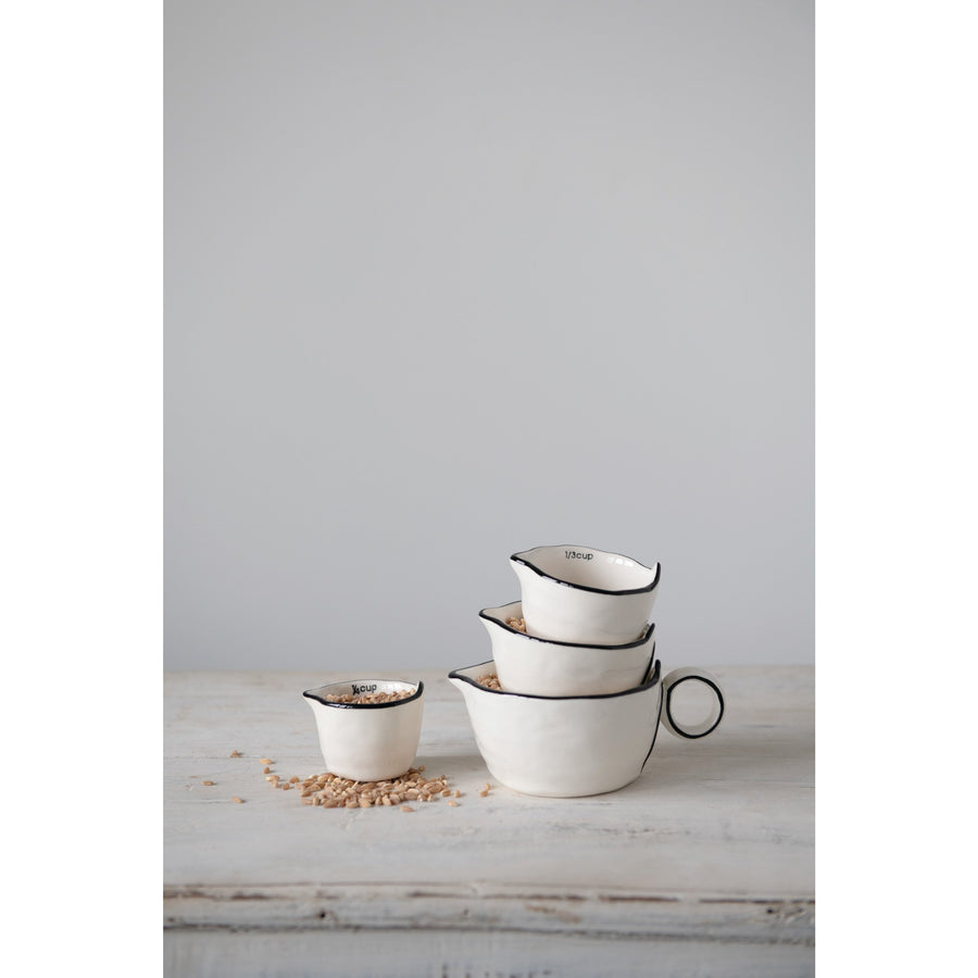 Stoneware Measuring Cups Set