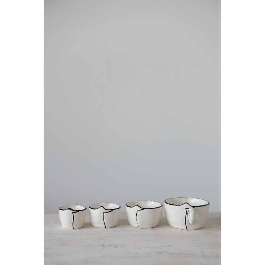 Stoneware Measuring Cups Set