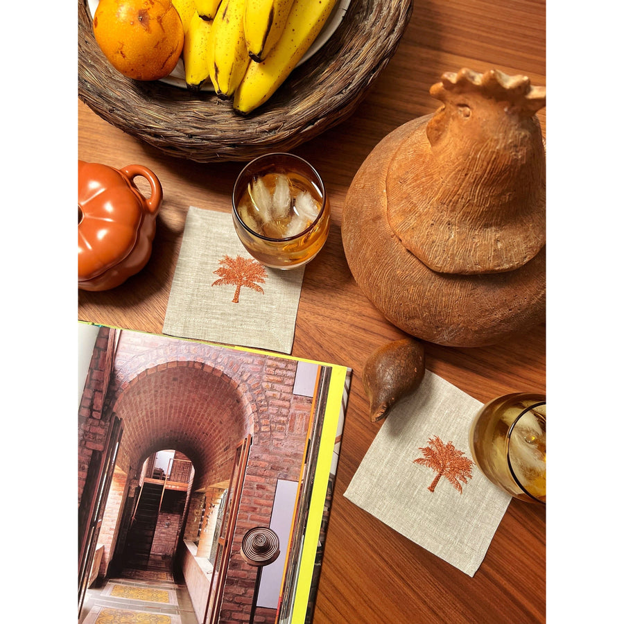 Servilleta Cocktail Palma Beige