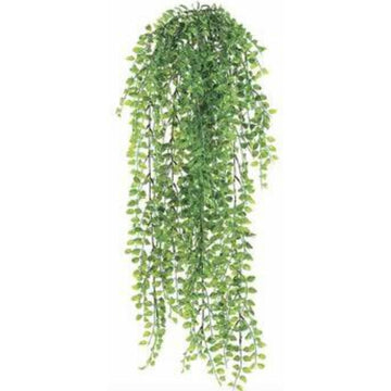 Small Plastic Pea Leaf Hanging Bush Green