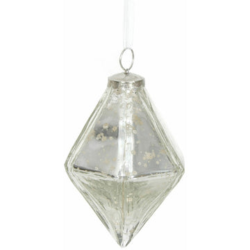 Ball Ornament - Jewel Silver