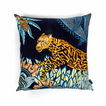 Cheetah Kings Forest Pillow