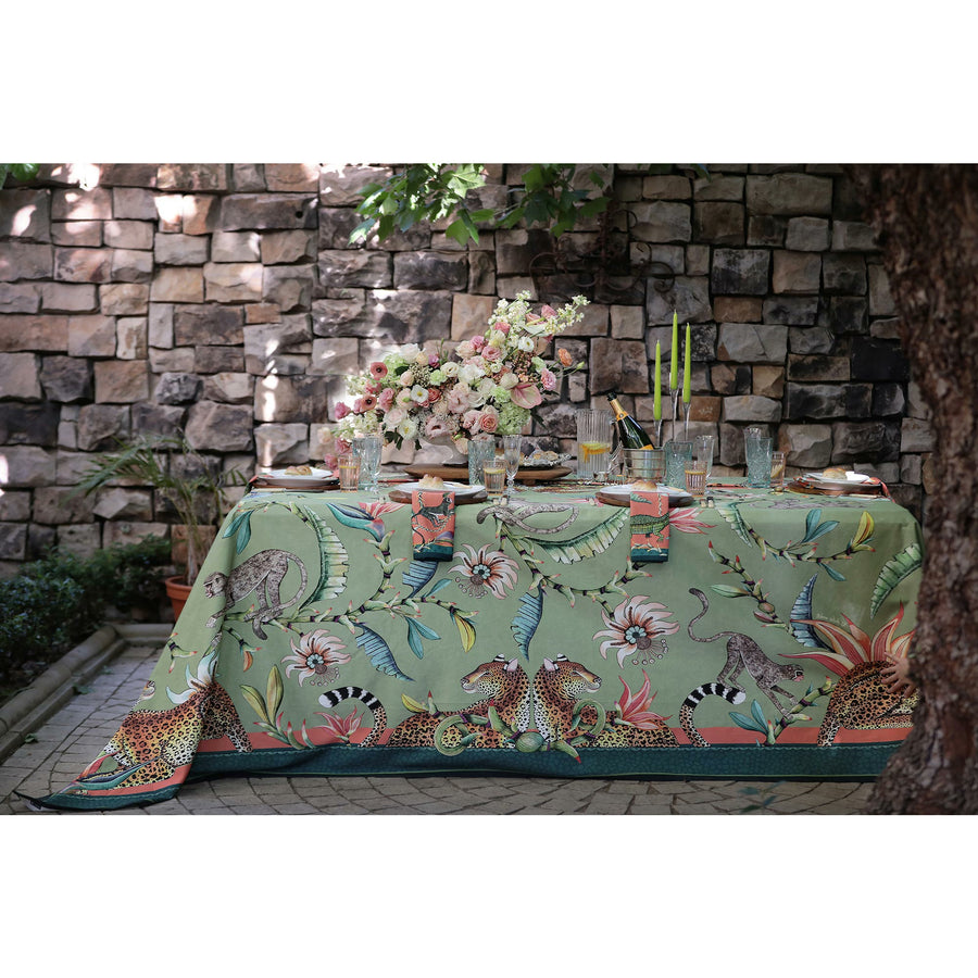 Monkey Paradise Tablecloth 360x150CM