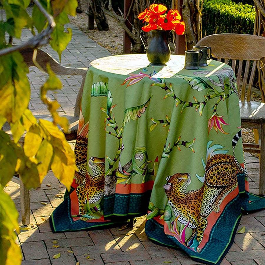 Monkey Paradise Delta Tablecloth