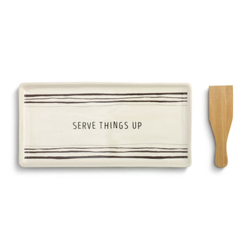 Serve Things Up Appetizer Tray with Spatula