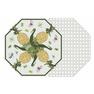 Reversible Pineapple and Bug Placemat