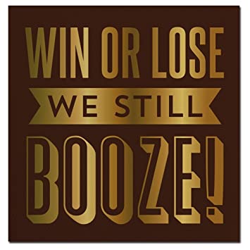 Beverage Napkins - Win or Lose